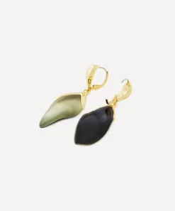 Alexis Bittar Earrings^14ct Gold-Plated Luminous Lucite Petal Drop Earrings