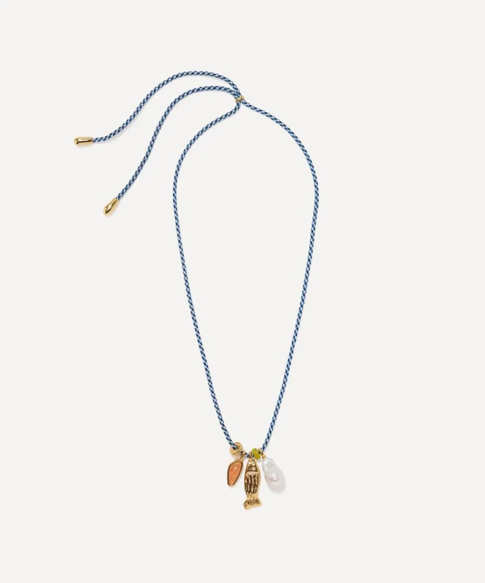 Lizzie Fortunato Necklaces^24ct Gold-Plated Minnow Pendant Necklace