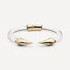 Alexis Bittar Bracelets^14ct Gold-Plated Mirrored Pyramid Lucite Brake Hinge Bracelet