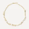 Missoma Necklaces^18ct Gold-Plated Mixed Pearl Statement Beaded Necklace