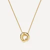 Missoma Necklaces^18ct Gold-Plated Molten Open Pendant Necklace
