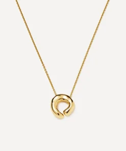 Missoma Necklaces^18ct Gold-Plated Molten Open Pendant Necklace