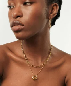 Missoma Necklaces^18ct Gold-Plated Molten Open Pendant Necklace
