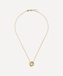 Missoma Necklaces^18ct Gold-Plated Molten Open Pendant Necklace