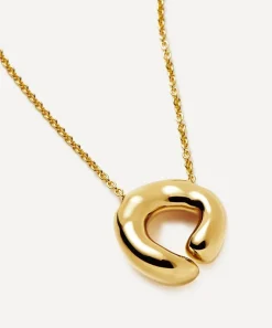 Missoma Necklaces^18ct Gold-Plated Molten Open Pendant Necklace