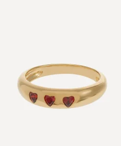 Anna + Nina Rings^14ct Gold-Plated Mon Cheri Ring
