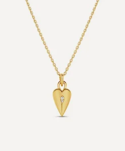Dinny Hall Necklaces^22ct Gold-Plated My World Heart Charm Pendant Necklace