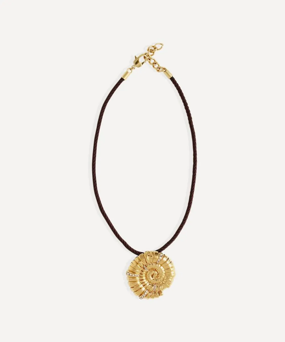 By Alona Necklaces^18ct Gold-Plated Odessa Pendant Necklace