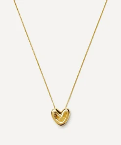 Missoma Necklaces^18ct Gold-Plated Puffy Heart Pendant Necklace