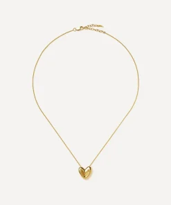 Missoma Necklaces^18ct Gold-Plated Puffy Heart Pendant Necklace