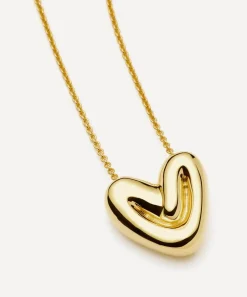 Missoma Necklaces^18ct Gold-Plated Puffy Heart Pendant Necklace