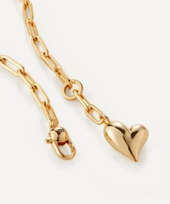 JENNY BIRD Necklaces|Necklaces^14ct Gold-Plated Puffy Heart Lariat Necklace