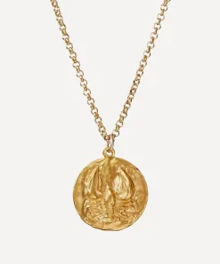Alighieri Necklaces^24ct Gold-Plated Reader Of The Sea Pendant Necklace