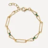Laura Vann Bracelets^18ct Gold-Plated René Heavy Link Chain Bracelet