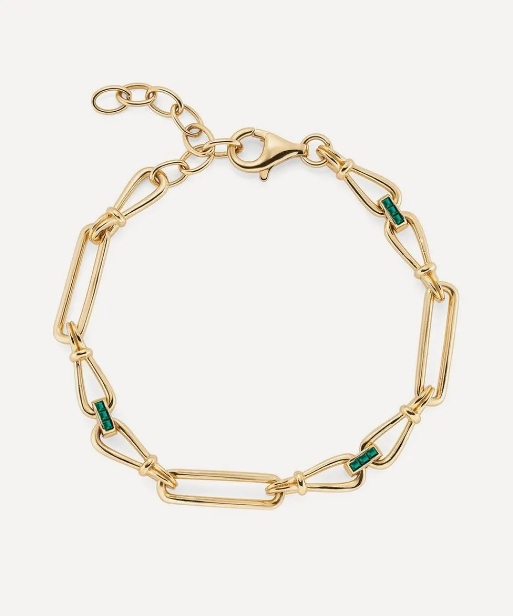 Laura Vann Bracelets^18ct Gold-Plated René Heavy Link Chain Bracelet