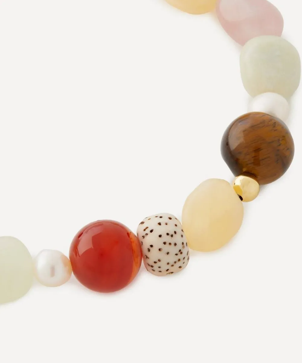 ANNI LU Bracelets^18ct Gold-Plated Seaside Bead Bracelet