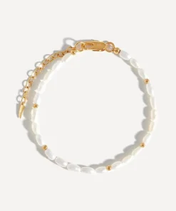 Missoma Bracelets^18ct Gold-Plated Seed Pearl Beaded Bracelet