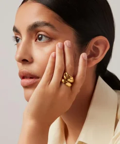 JENNY BIRD Rings|Rings^14ct Gold-Plated Sées Ring