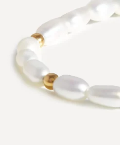 Missoma Necklaces^18ct Gold-Plated Short Seed Pearl Beaded Necklace