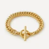 Tilly Sveaas Jewellery^18ct Gold-Plated Slim Curb Link Chain Bracelet
