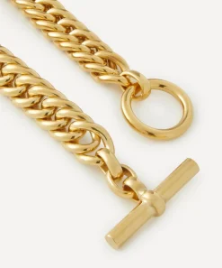 Tilly Sveaas Jewellery^18ct Gold-Plated Slim Curb Link Chain Bracelet