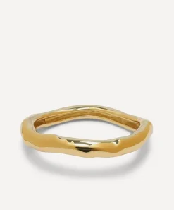 Alexis Bittar Bracelets^14ct Gold-Plated Small Molten Bangle Bracelet