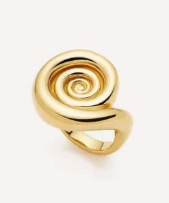 Missoma Rings^18ct Gold-Plated Spiral Dome Statement Ring