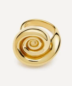Missoma Rings^18ct Gold-Plated Spiral Dome Statement Ring