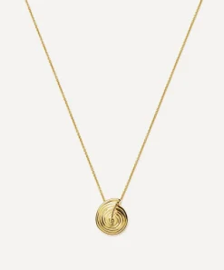 Missoma Necklaces^18ct Gold-Plated Spiral Mini Pendant Necklace
