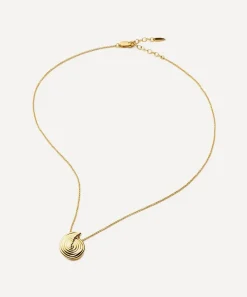 Missoma Necklaces^18ct Gold-Plated Spiral Mini Pendant Necklace