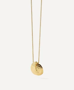 Missoma Necklaces^18ct Gold-Plated Spiral Mini Pendant Necklace