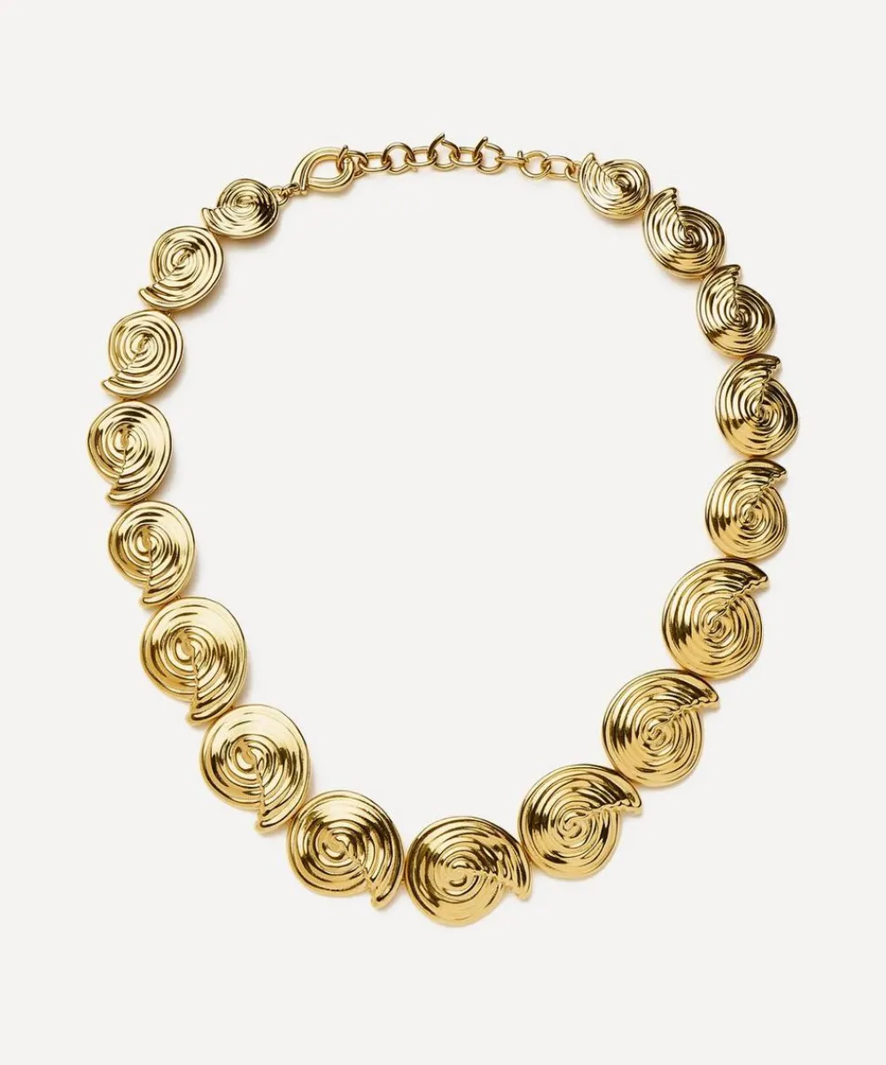 Missoma Necklaces^18ct Gold-Plated Spiral Statement Chain Necklace