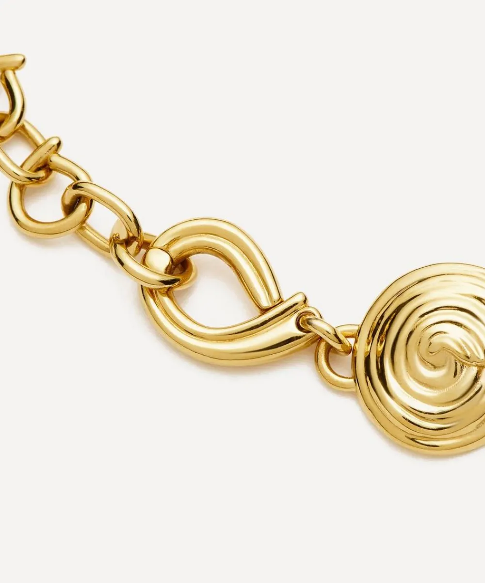 Missoma Necklaces^18ct Gold-Plated Spiral Statement Chain Necklace