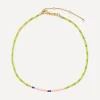 ANNI LU Necklaces|Necklaces^18ct Gold-Plated Sun Day Choker Bead Necklace