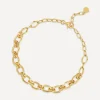 Dinny Hall Bracelets^22ct Gold-Plated Thalassa Faceted Oval Link Bracelet