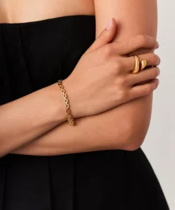 Missoma Bracelets^18ct Gold-Plated Timepiece Link Chain Bracelet