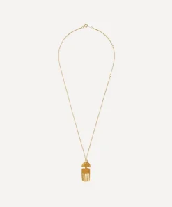 Alighieri Necklaces^24ct Gold-Plated Vanity Comb Pendant Necklace