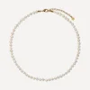 Bon Bon Jewellery Club Necklaces^14ct Gold-Plated Vermeil Brass Freshwater Pearl Necklace