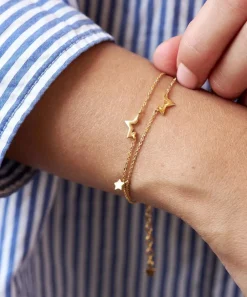 Dinny Hall Bracelets^22ct Gold-Plated Vermeil Silver Stargazer Double Chain Wristlet Bracelet