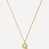 Missoma Necklaces^18ct Gold-Plated Vermeil Silver Curly Molten Mini Q Initial Pendant Necklace