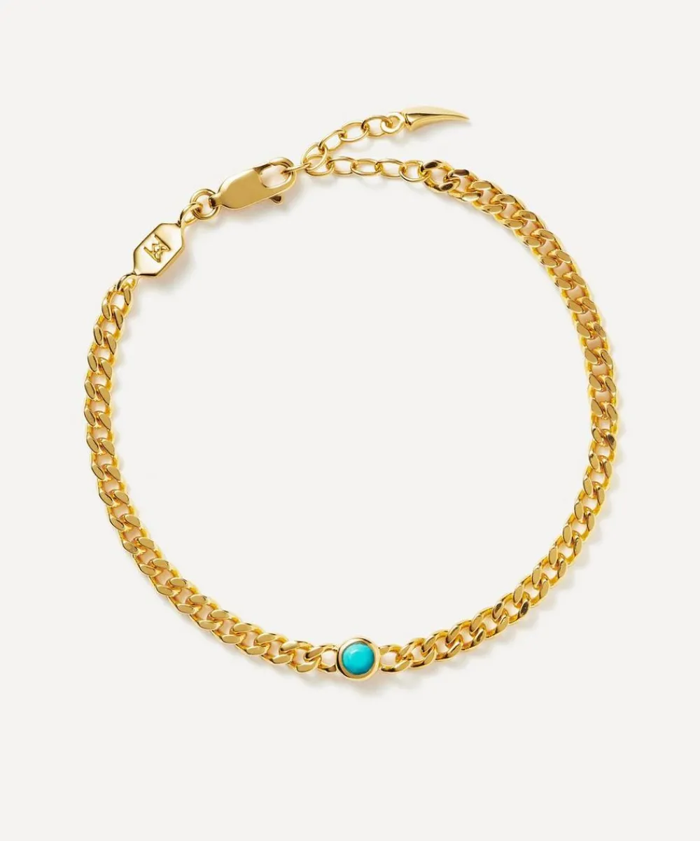Missoma Bracelets^18ct Gold-Plated Vermeil Silver December Birthstone Chain Bracelet