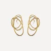 Monica Vinader Earrings^18ct Gold-Plated Vermeil Silver Nura Cocktail Earrings