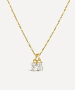 Dinny Hall Necklaces^22ct Gold-Plated Vermeil Silver Gem-Set Duo Pendant Necklace