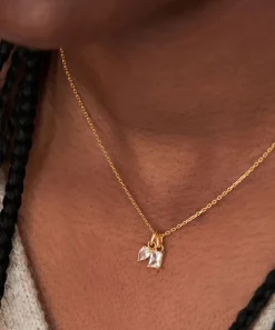 Dinny Hall Necklaces^22ct Gold-Plated Vermeil Silver Gem-Set Duo Pendant Necklace