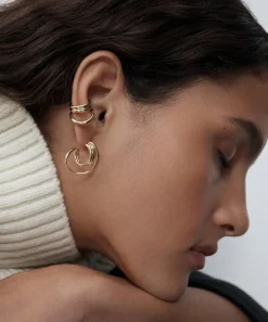 Otiumberg Earrings^14ct Gold-Plated Vermeil Silver Sonder Hoop Earrings