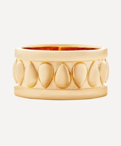 Monica Vinader Rings^18ct Gold-Plated Vermeil Silver Juno Band Ring
