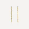 Laura Vann Earrings^18ct Gold-Plated Vermeil Silver Lyla White Topaz Drop Earrings