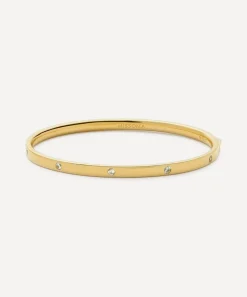 Missoma Bracelets^18ct Gold-Plated Vermeil Silver Interstellar Hinged Bangle Bracelet