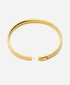 Missoma Bracelets^18ct Gold-Plated Vermeil Silver Interstellar Hinged Bangle Bracelet