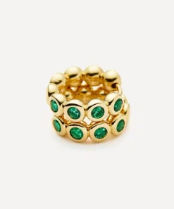 Missoma Earrings^18ct Gold-Plated Vermeil Silver Tennis Small Hoop Earrings